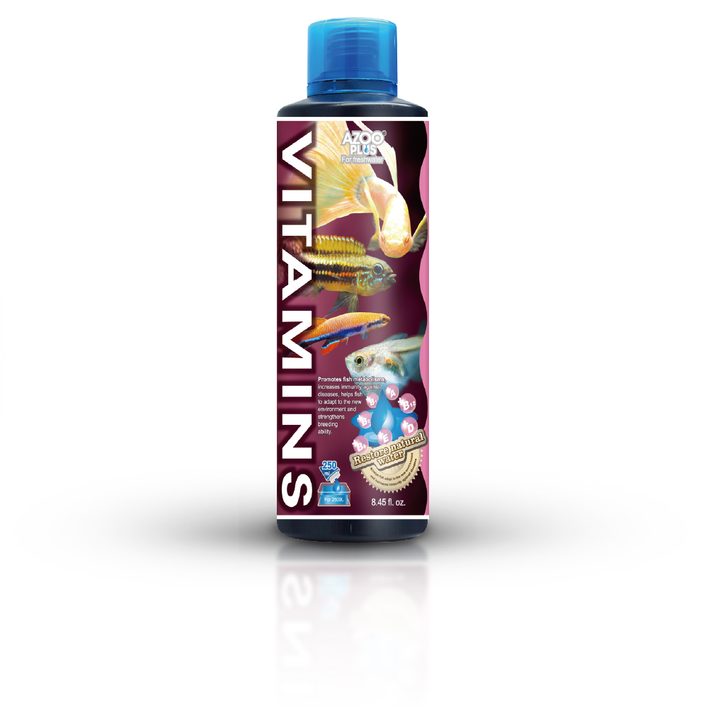 Vitaminas AZOO Plus, para peces de acuario de agua dulce, 120 ml