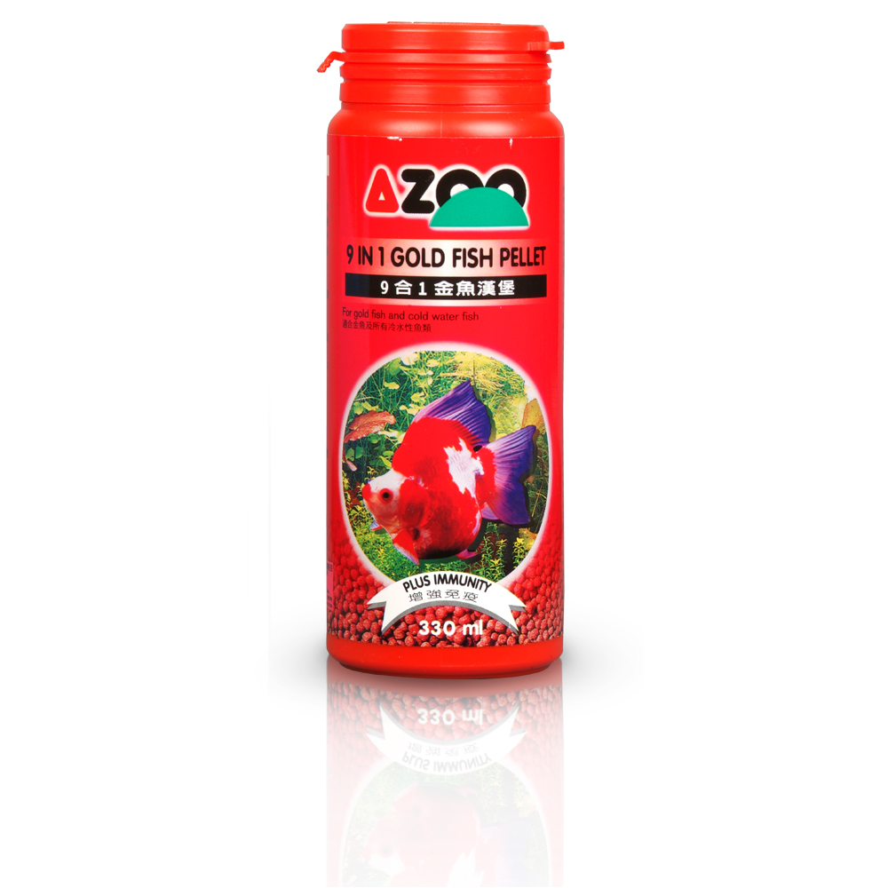 9 in 1 gold fish pellet (pélet para peces dorados) 330 ml / 125 g