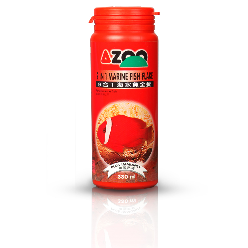9 in 1 marine fish flake (hojuela para peces marinos) 330 ml / 45 g