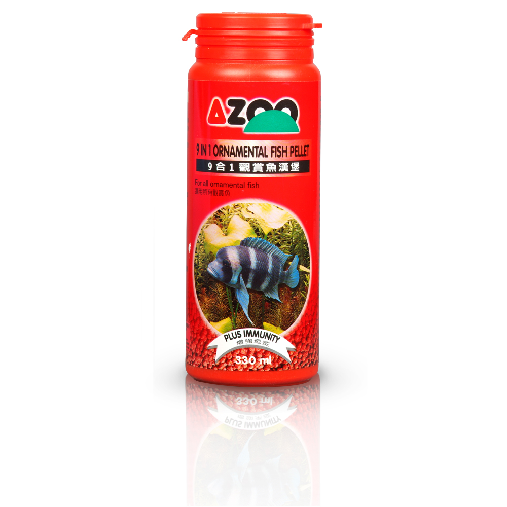 9 in 1 ornamental fish pellet (pélet básico agua dulce) 35 ml / 15 g