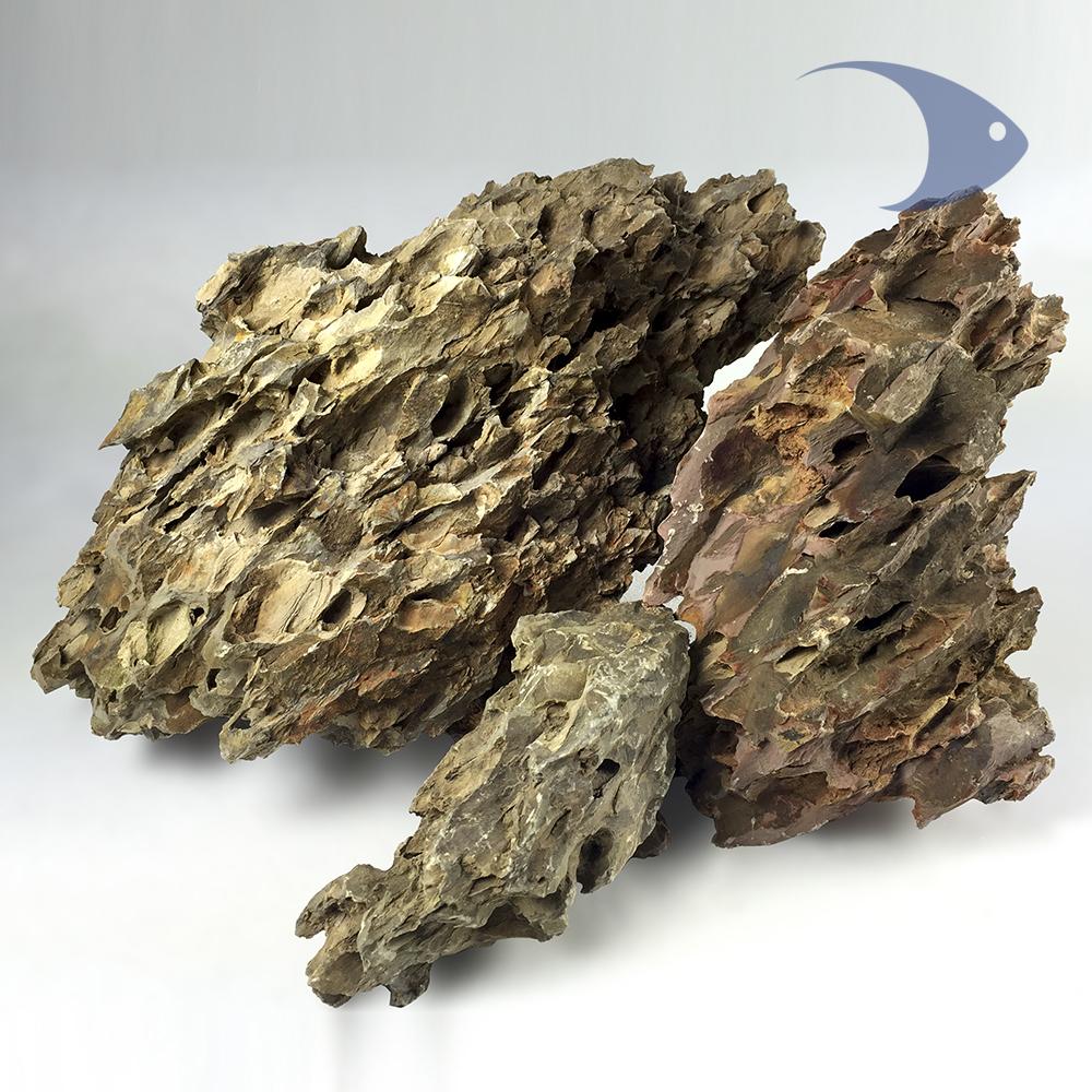 Roca dragón - Alveolate Aquarium Rock, kit 80L