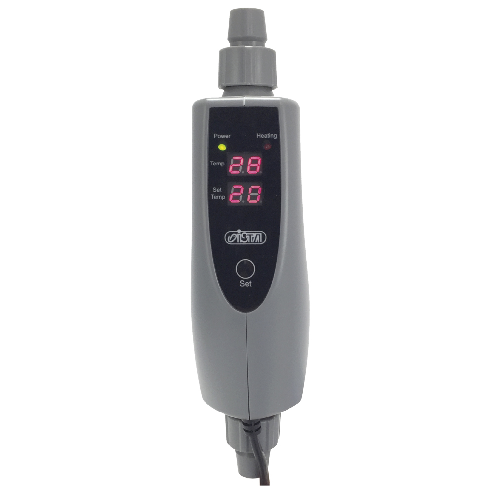 Calentador c/ termostato digital en línea p/manguera de canister, 500 W