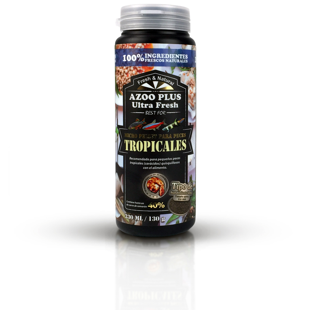 Micro pellet para peces tropicales 330 ml / 130 g