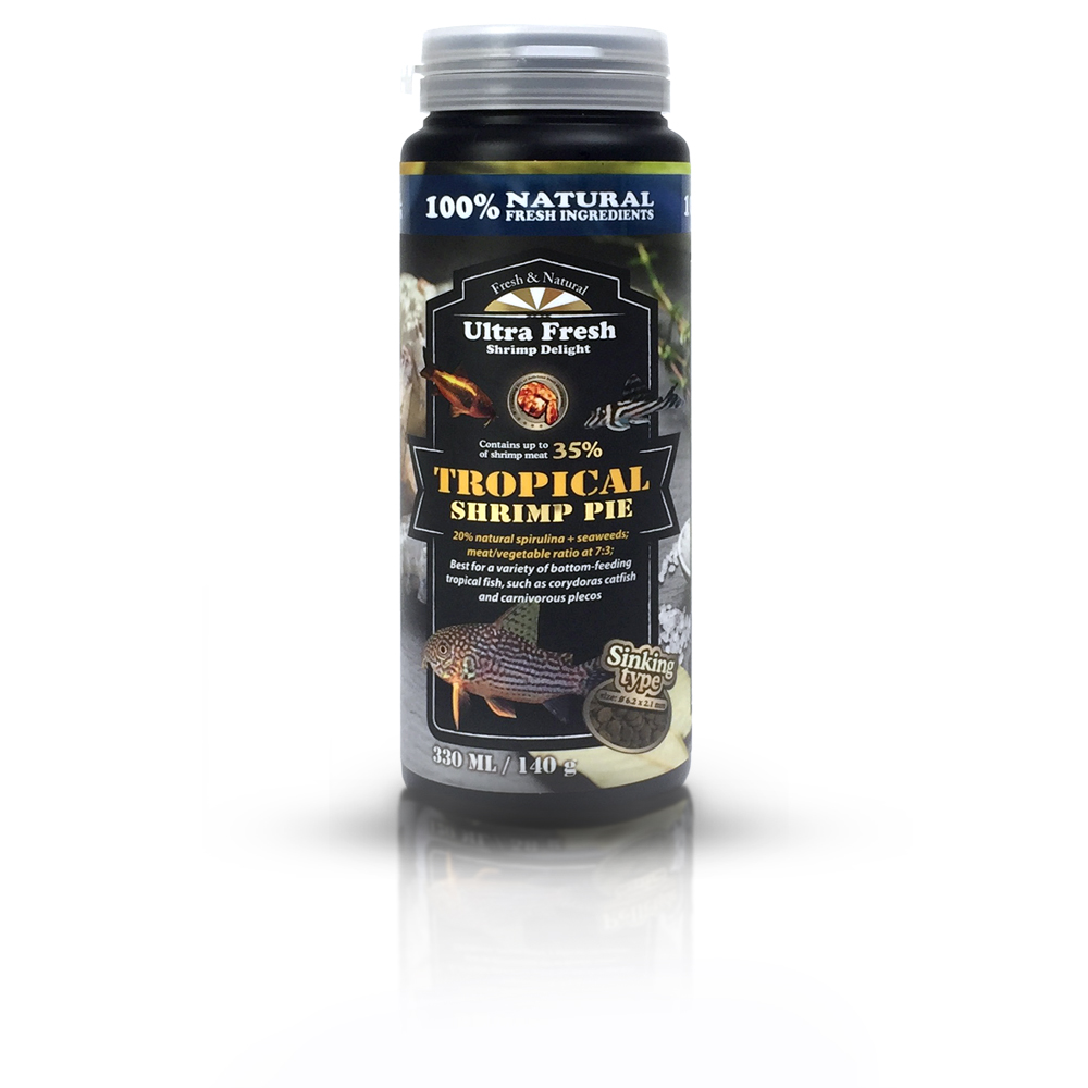 Tropical Shrimp Pie, alimento para peces tropicales 140 g