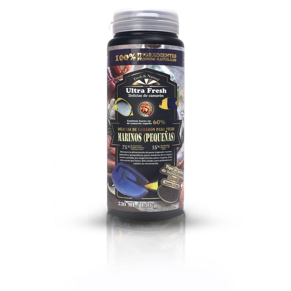 Delicias de camarón para peces marinos pequeños 450 g